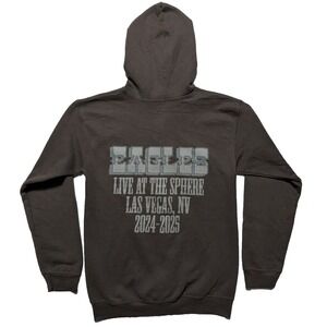 EAGLES Live At The Sphere Las Vegas 2024-25‎ Brown Zip Hoodie - Men Small